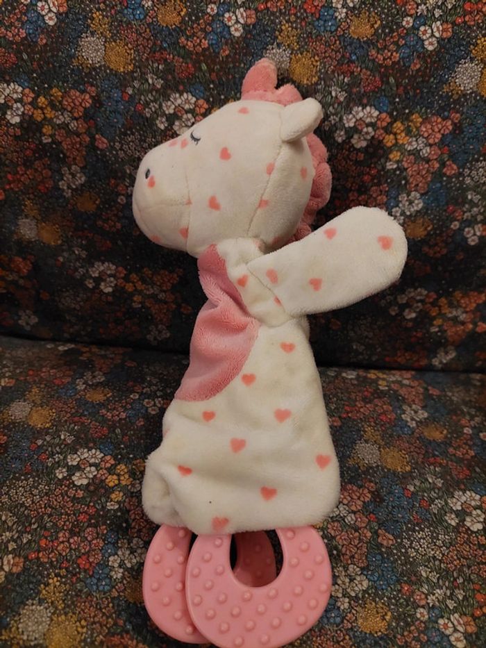 Action - doudou licorne blanche - photo numéro 2