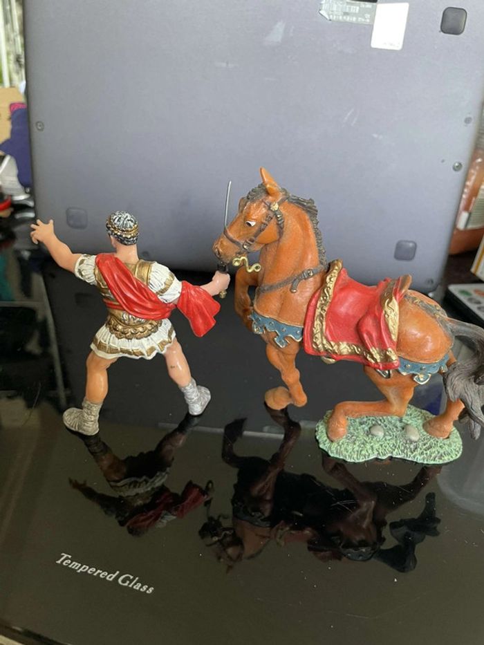 Figurine Vintage César a Cheval Papo 2000 - photo numéro 5