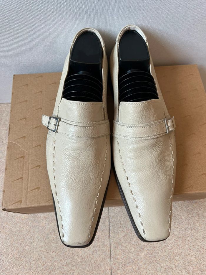 Mocassins Crème À Simple Boucle Brucost Taille (41) - photo numéro 2