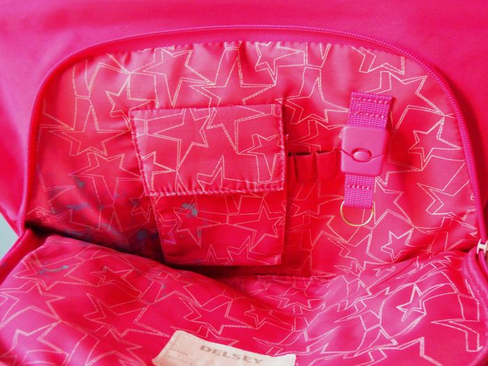 Sac Cartable Fille Delsey ecole fourniture scolaire + baluchon - photo numéro 4
