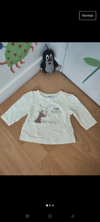 Tee-shirt manches longues bichette