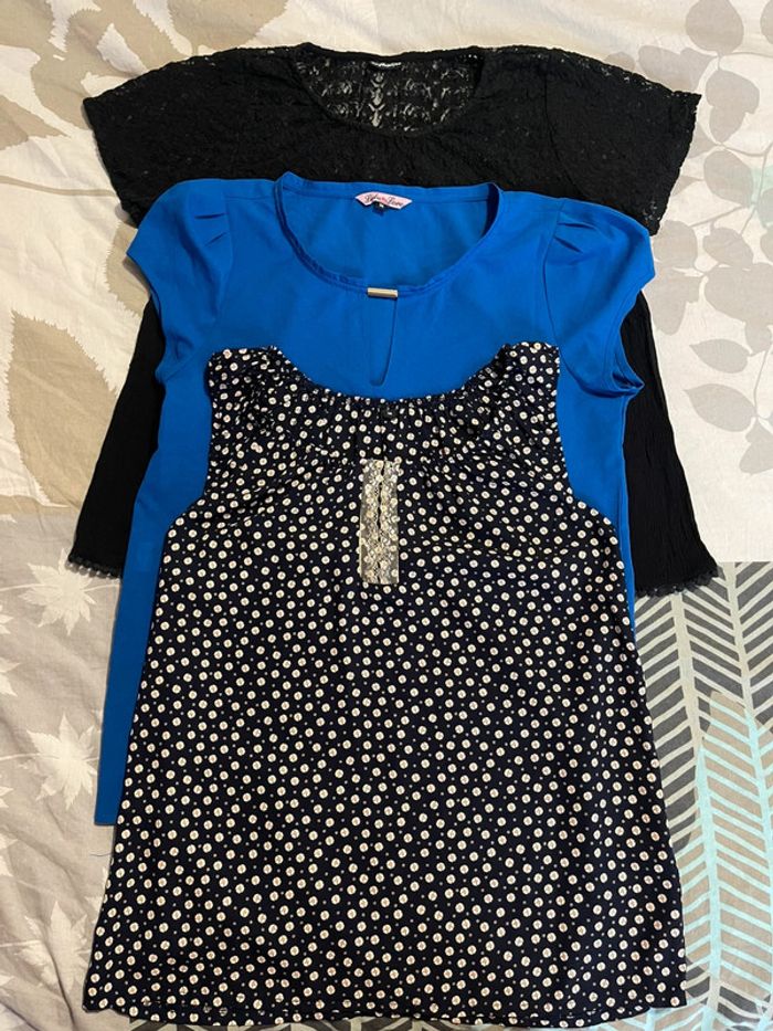 Lot de 3 chemises manches courtes