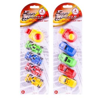 Lot de 8 voitures Fast Wheels et lanceur (assortiment)