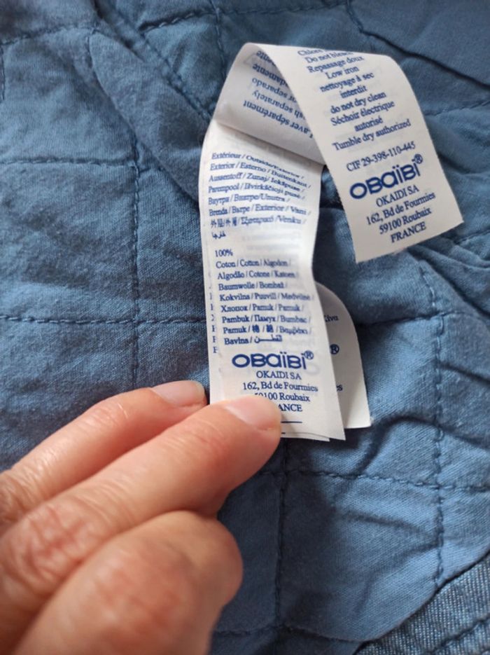 Manteau en jean doublé - photo numéro 9