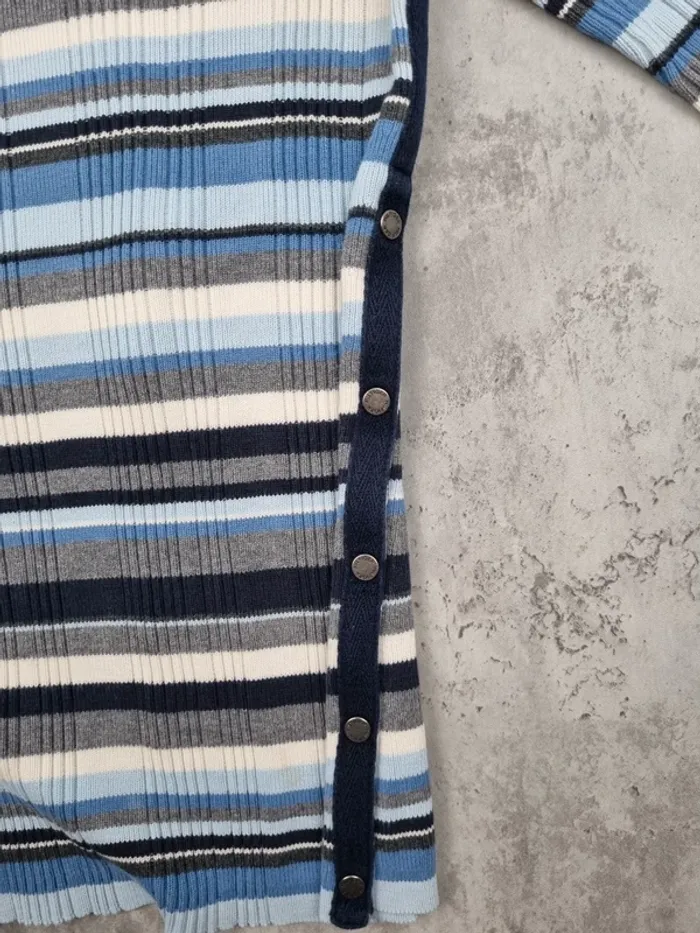 Pull rayé multicolore Tommy Hilfiger – Taille M Femme (mesures en photos) - photo numéro 8