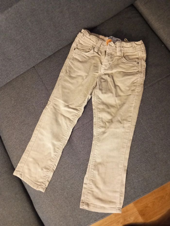 Jean beige fille 3 ans Okaïdi
