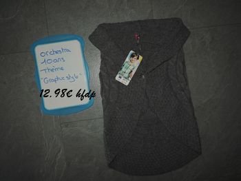 gilet sans manche orchestra thème " graphic style" 10 ans