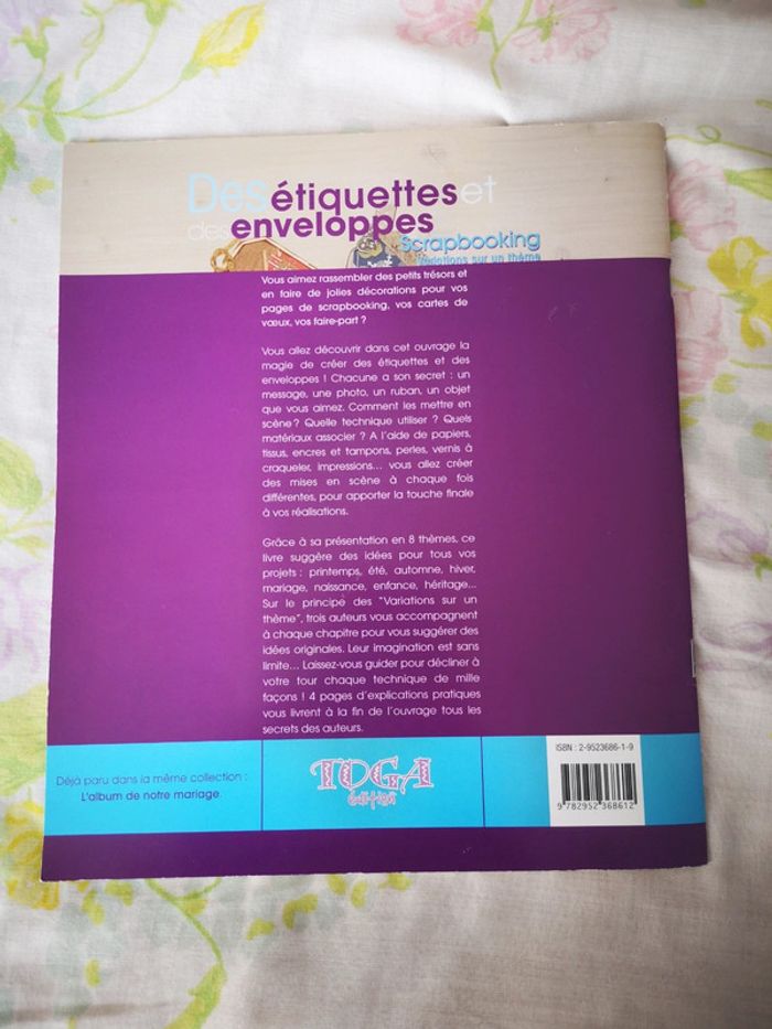 Livre #scrapbooking #toga "des étiquettes et des enveloppes" - photo numéro 3