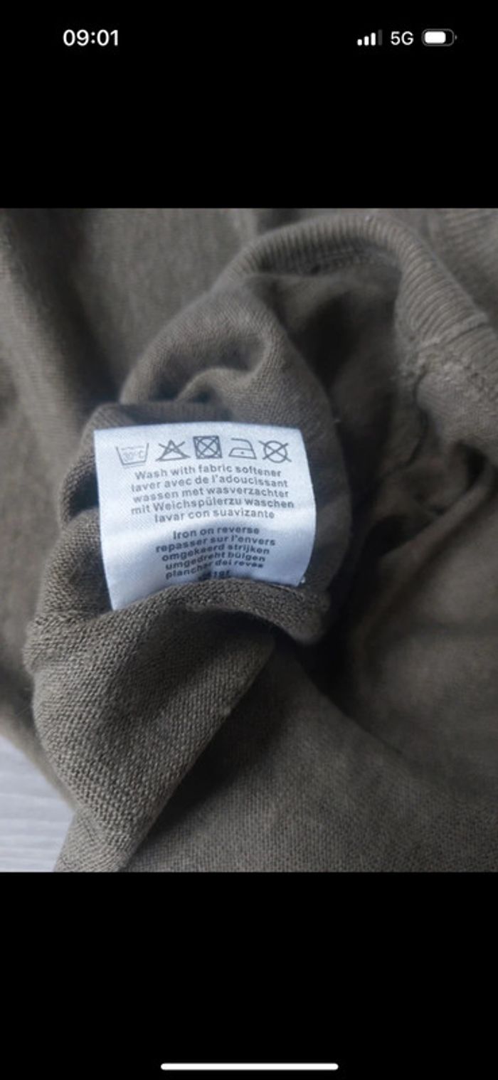 Tee-shirt large 100% lin 123 Paris taille 34 / 36 - photo numéro 5