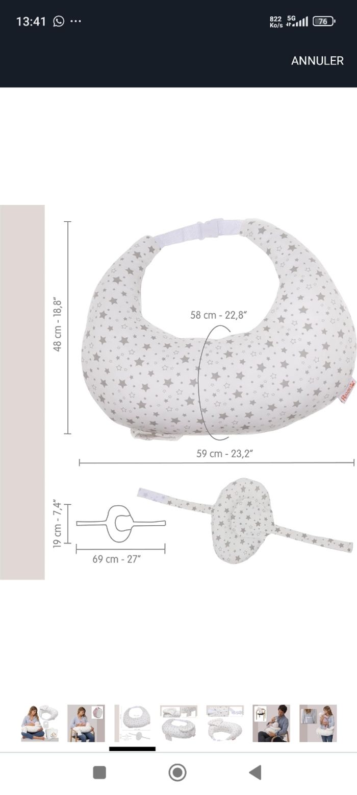 Coussin d'allaitement - photo numéro 5