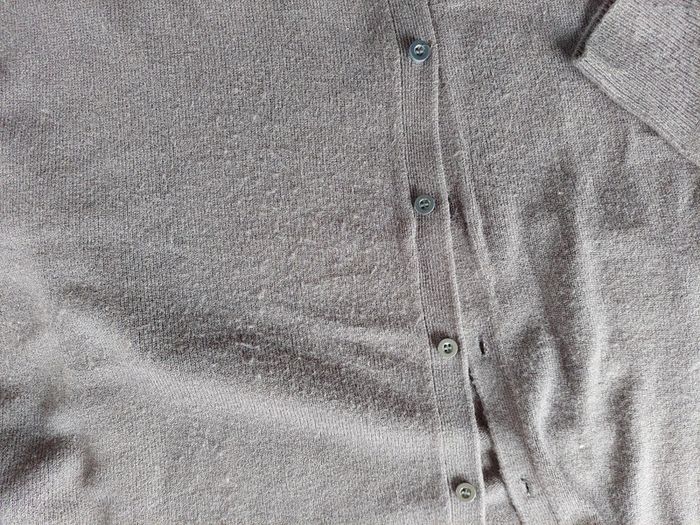 Gilet à boutons  bleu marine L - photo numéro 6