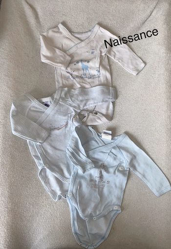 Lot 3 bodies petit bateau