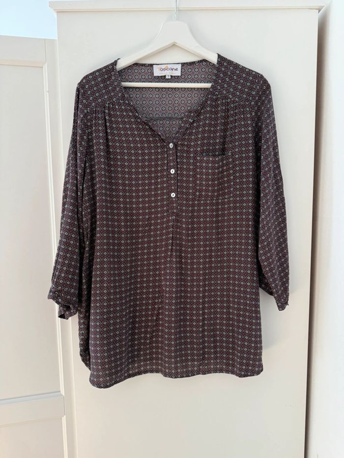 Superbe blouse fluide neuve en viscose Armand Thiery Toscane 🌸 44 - photo numéro 7