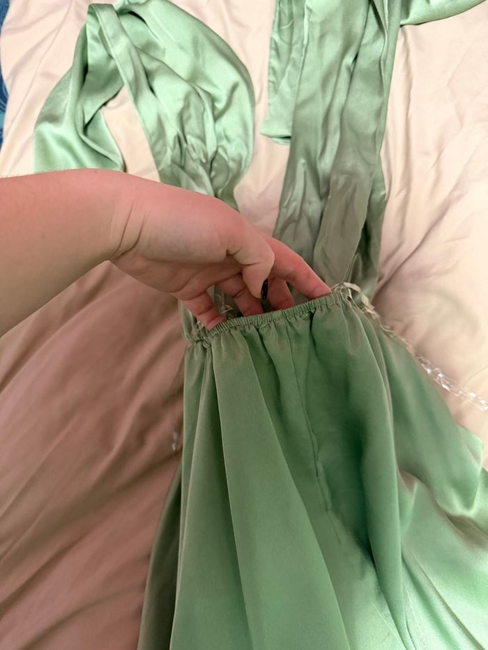 Robe vert sauge - photo numéro 8