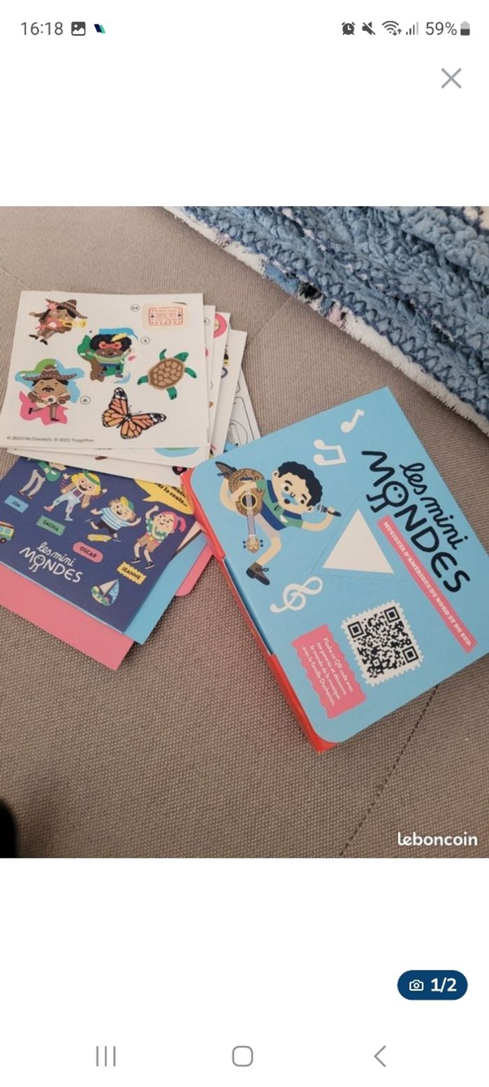 Jeu les minis mondes MacDonald's