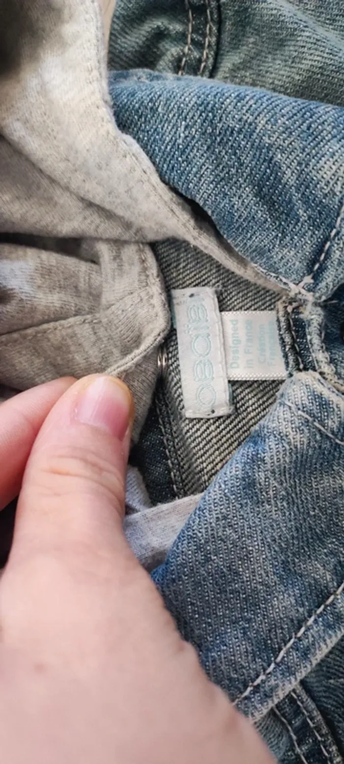 Veste jean obaibi 6 mois - photo numéro 3