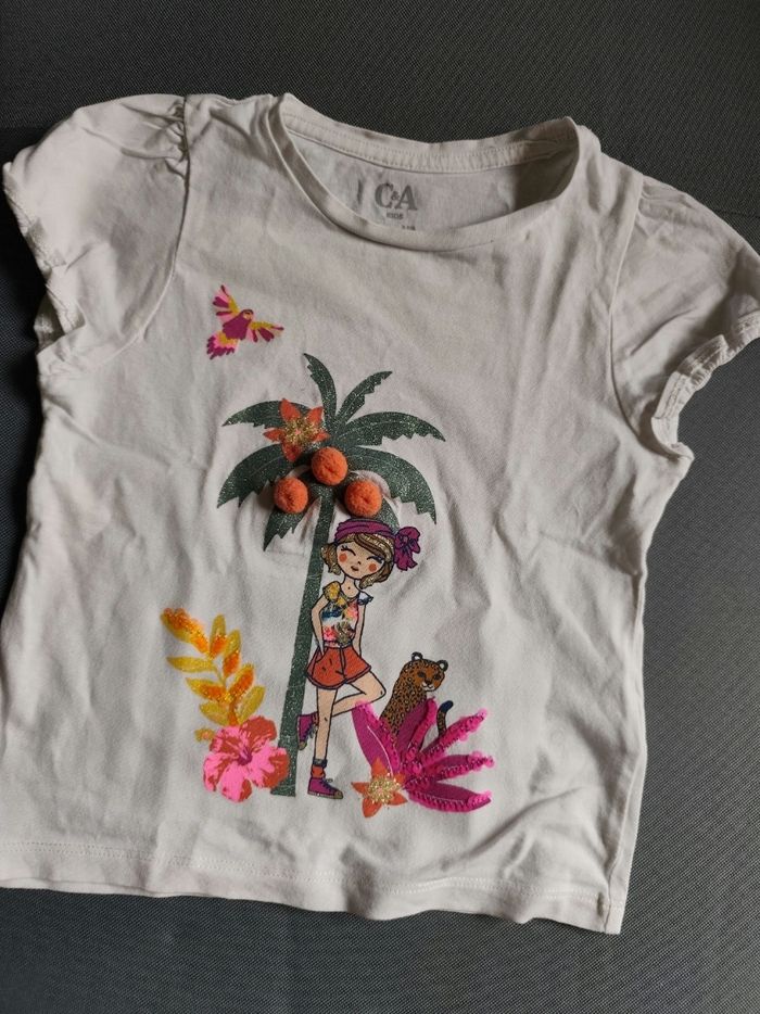 Lot 2 t-shirts 🦄 Taille 3 ans - photo numéro 2