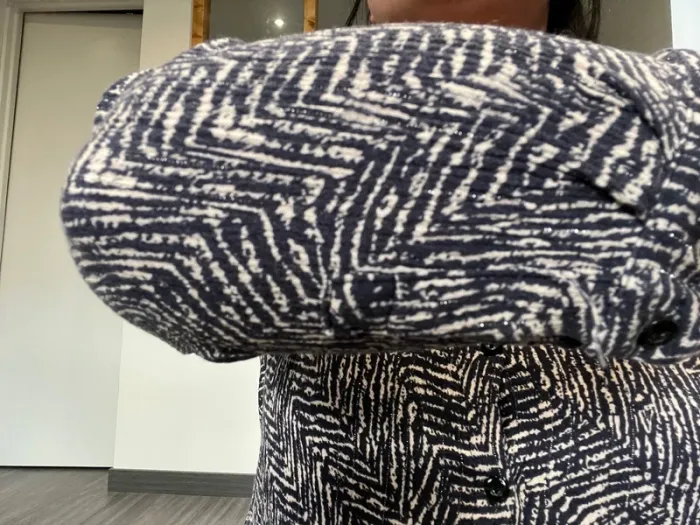 Chemise an'ge bleu et blanc - photo numéro 5