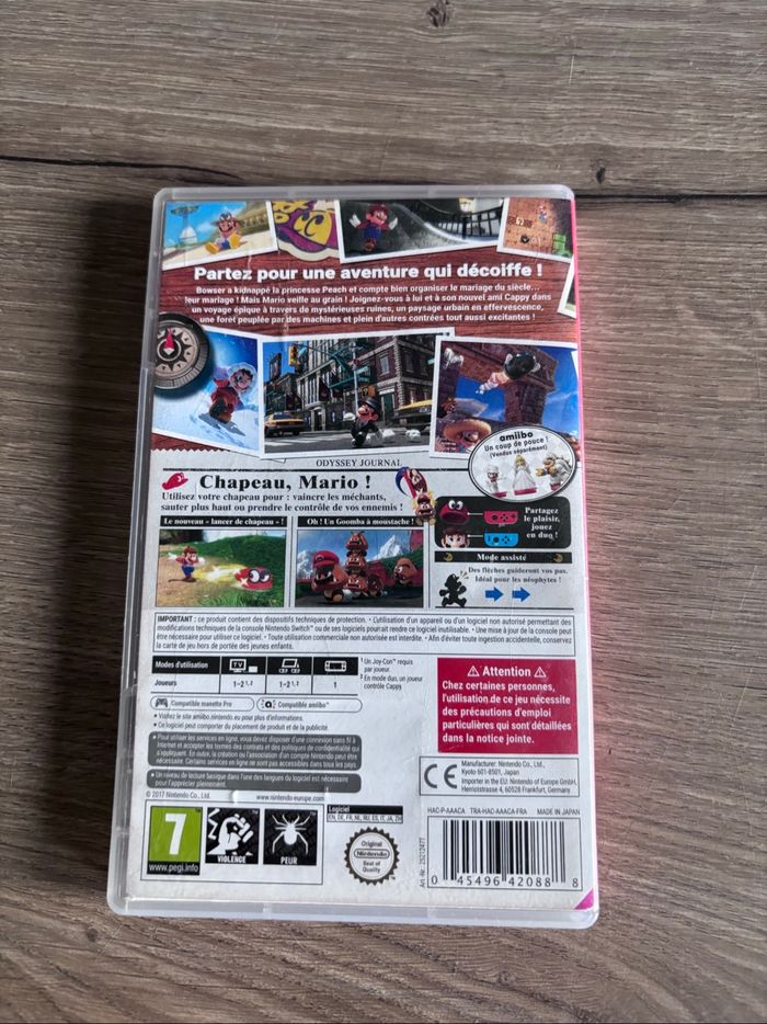 Jeu Super Mario Odyssey Switch - photo numéro 2