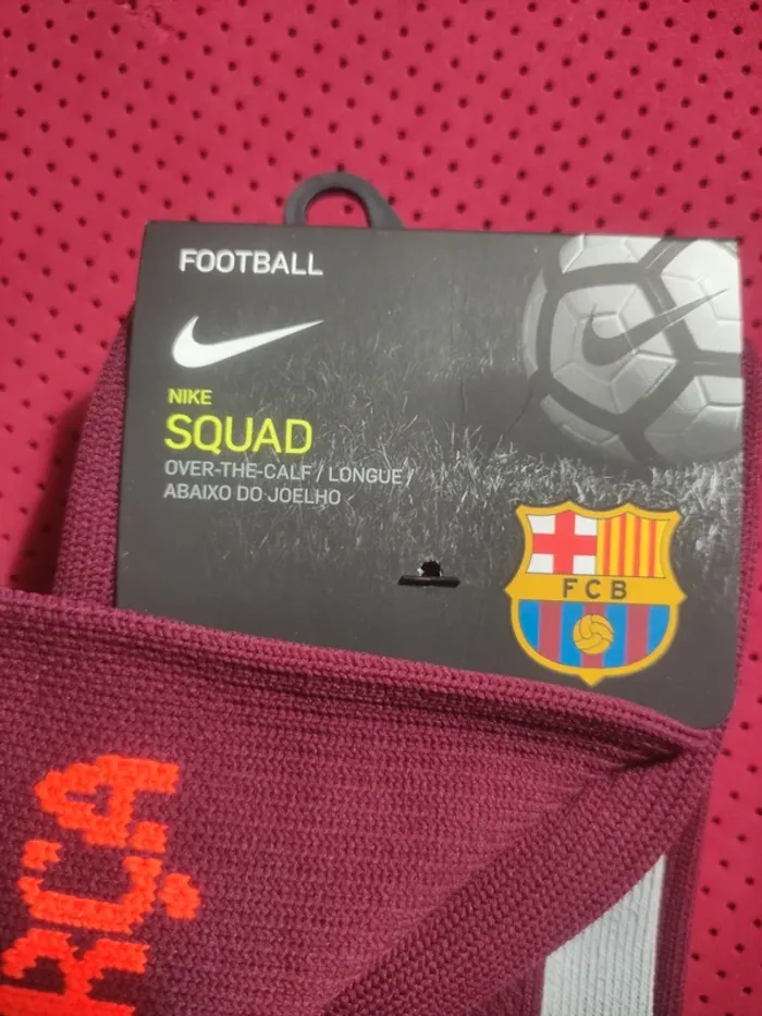 Chaussettes de foot FC Barcelone, Nike Authentique Officiel taille 38/42, Neuf - photo numéro 3