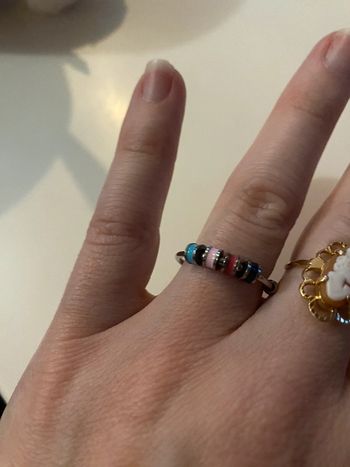 Bague d’anxiété colorée