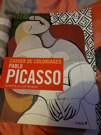 Cahier de coloriages Pablo Picasso