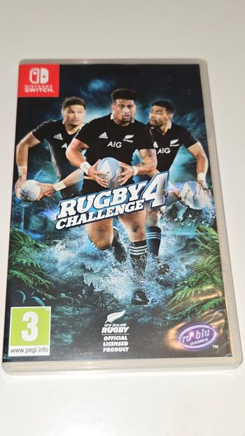Jeu Nintendo switch Rugby challenge 4