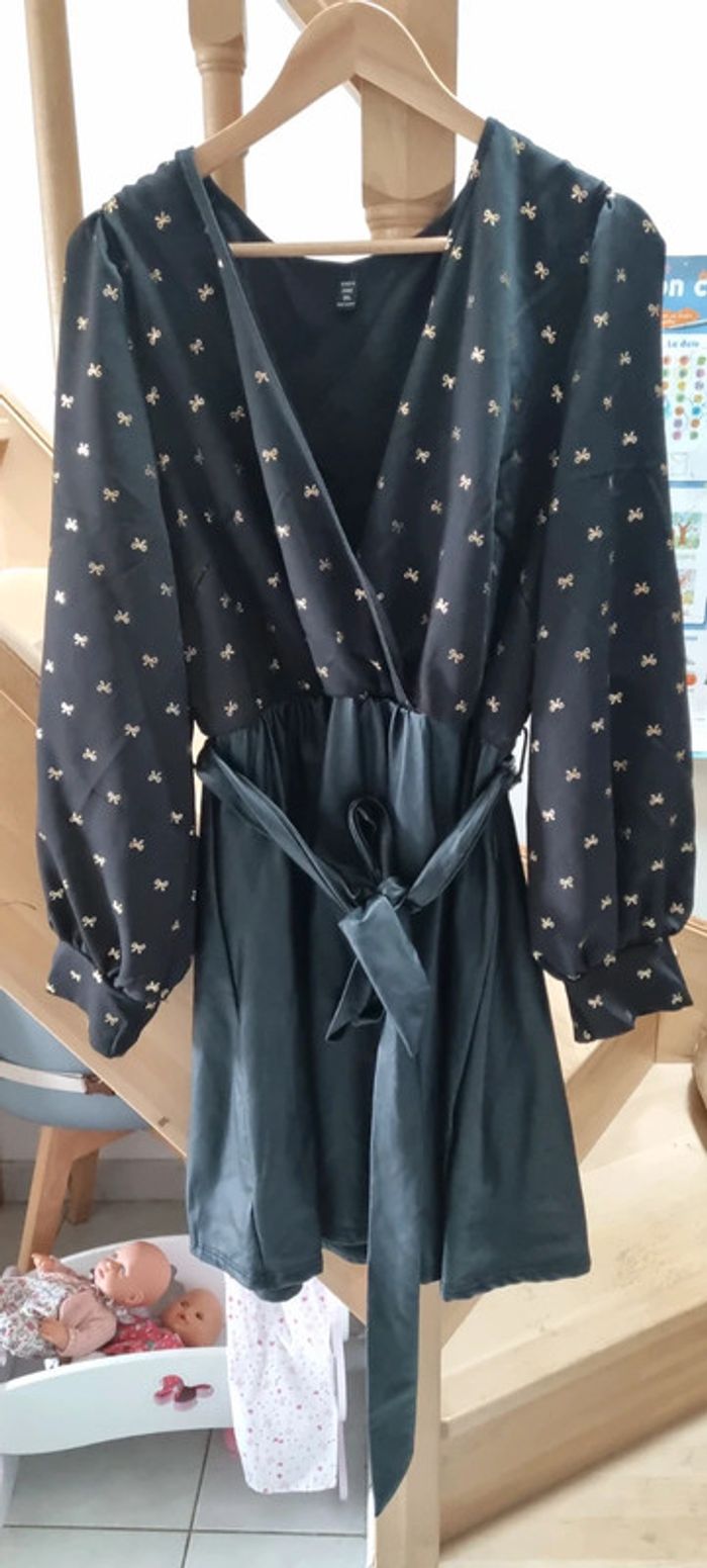 Robe bimatière