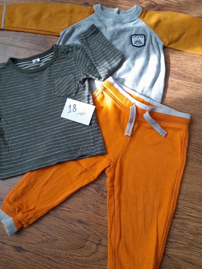 Ensemble 3pieces 18 mois coloré - photo numéro 2