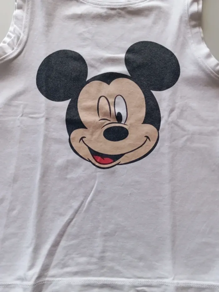 Tee shirt sans manche mickey - photo numéro 2