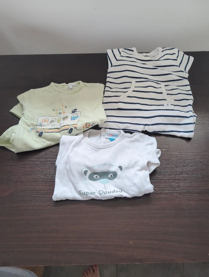 3 pyjamas coton