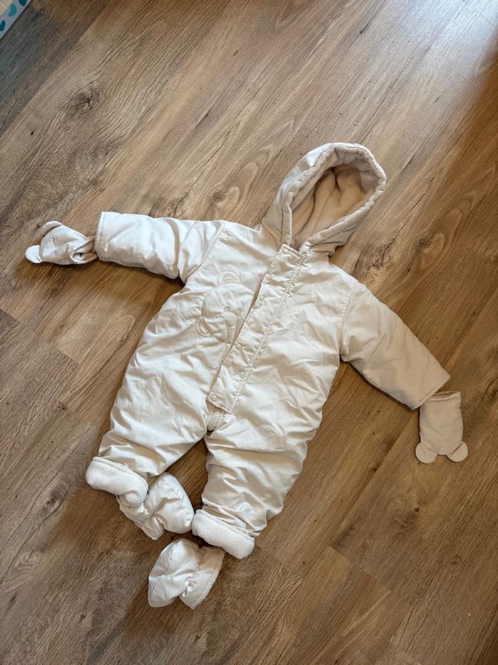 Combipilote polaire imperméable avec moufles et chaussons intégrés 6 mois - photo numéro 2