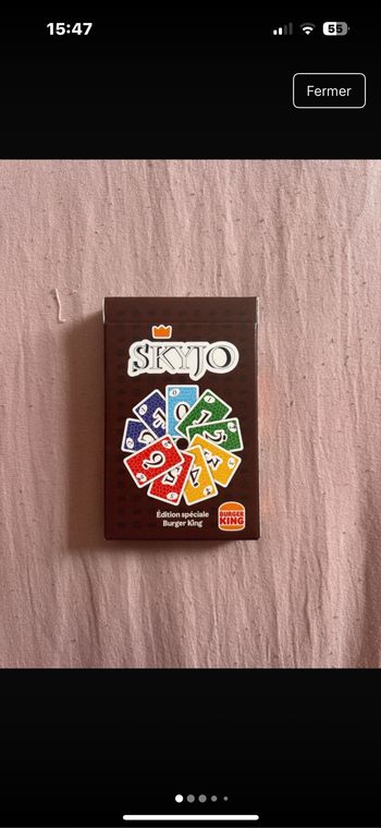 Jeu de cartes skyjo