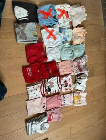 Lot t shirt 12 mois