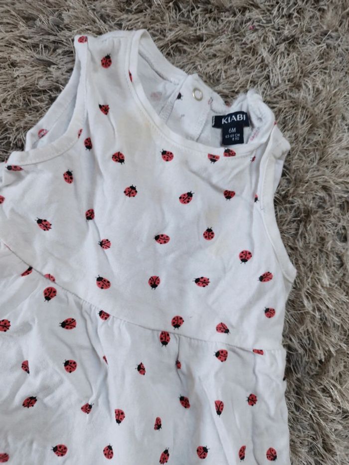 Lot de vêtements bébé fille robe 6 mois tache - photo numéro 11