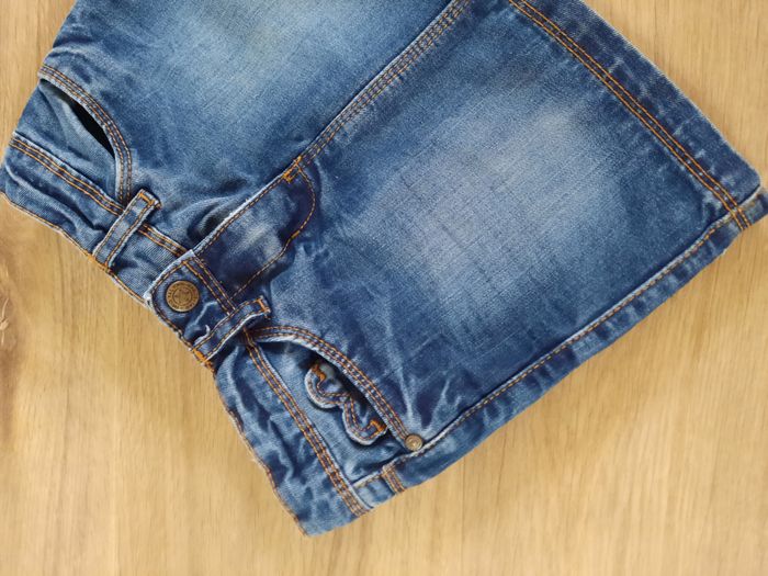 Jupe courte en jean bleue TAO 5 ans - photo numéro 2