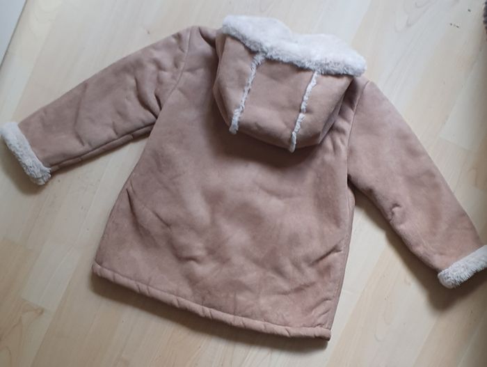 Manteau daim couleur camel, épais et molletonné à capuche (3 ans) / Kiabi - photo numéro 2