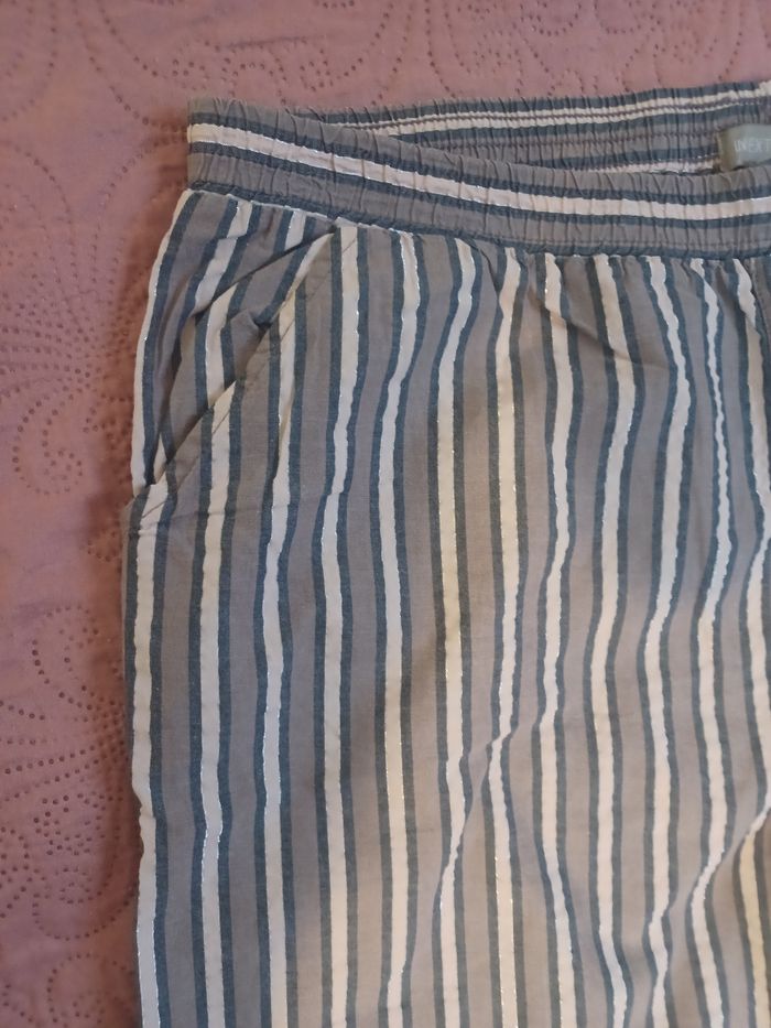 Bas de pyjama rayures femme taille 42/44 in extenso - photo numéro 4