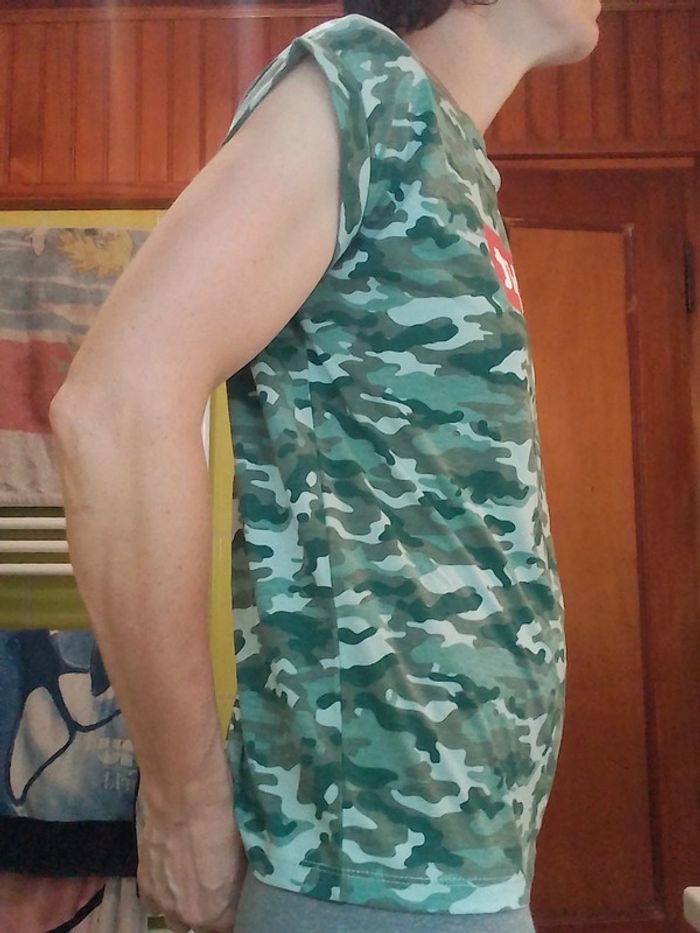 T-shirt femme camouflage vert kaki - photo numéro 6