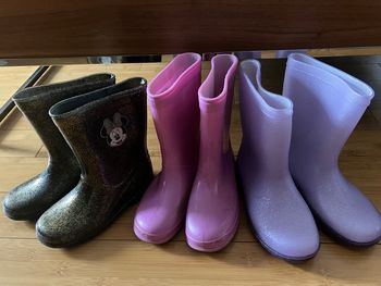 Lot de bottes de pluie fille