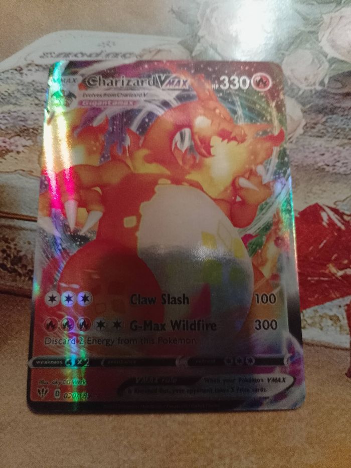 🔥 Dracaufeu VMAX (Charizard VMAX) 020/189 - Darkness Ablaze - Ultra Rare VMAX - Anglais NM/LP - photo numéro 2