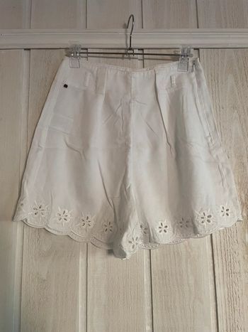Short blanc dentelle Lyocell - Bonobo - 34