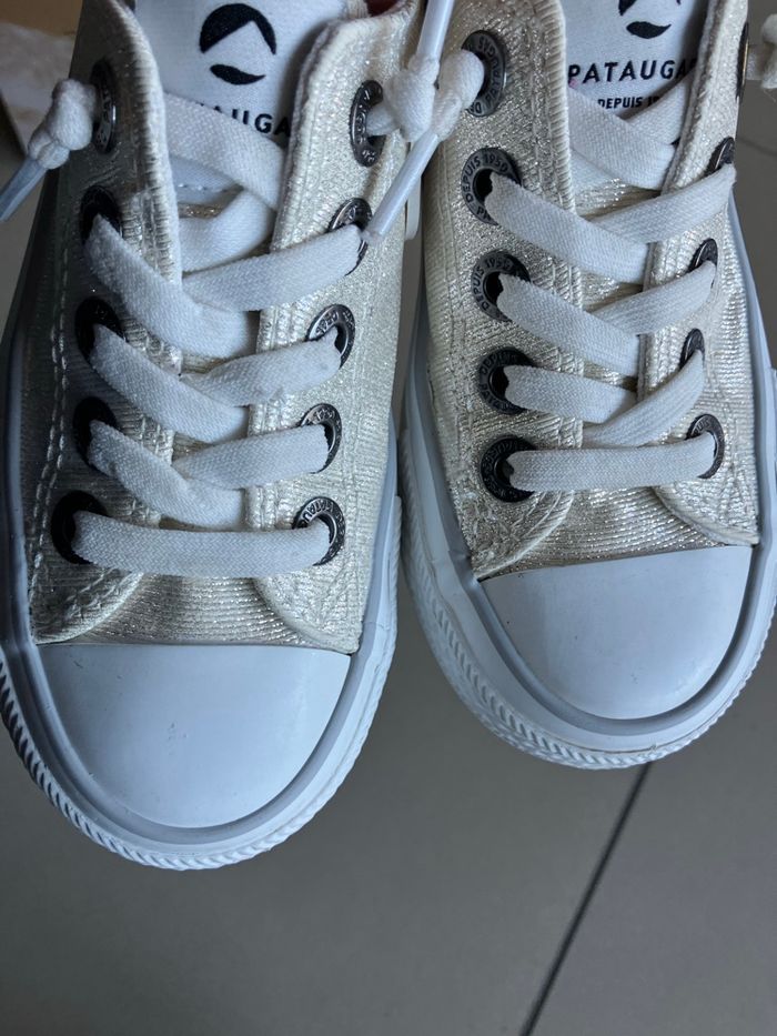 Basket à enfiler brillante fille taille 30 Pataugas - photo numéro 7