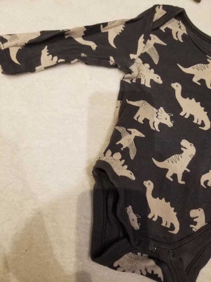 Lot de 2 bodies dinosaures et forêt - photo numéro 5