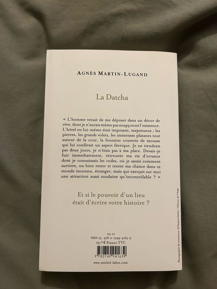 Agnès Martin-Lugand - La datcha - photo numéro 2