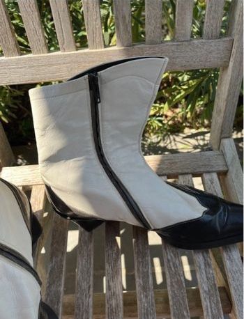 Santiag cuir italien