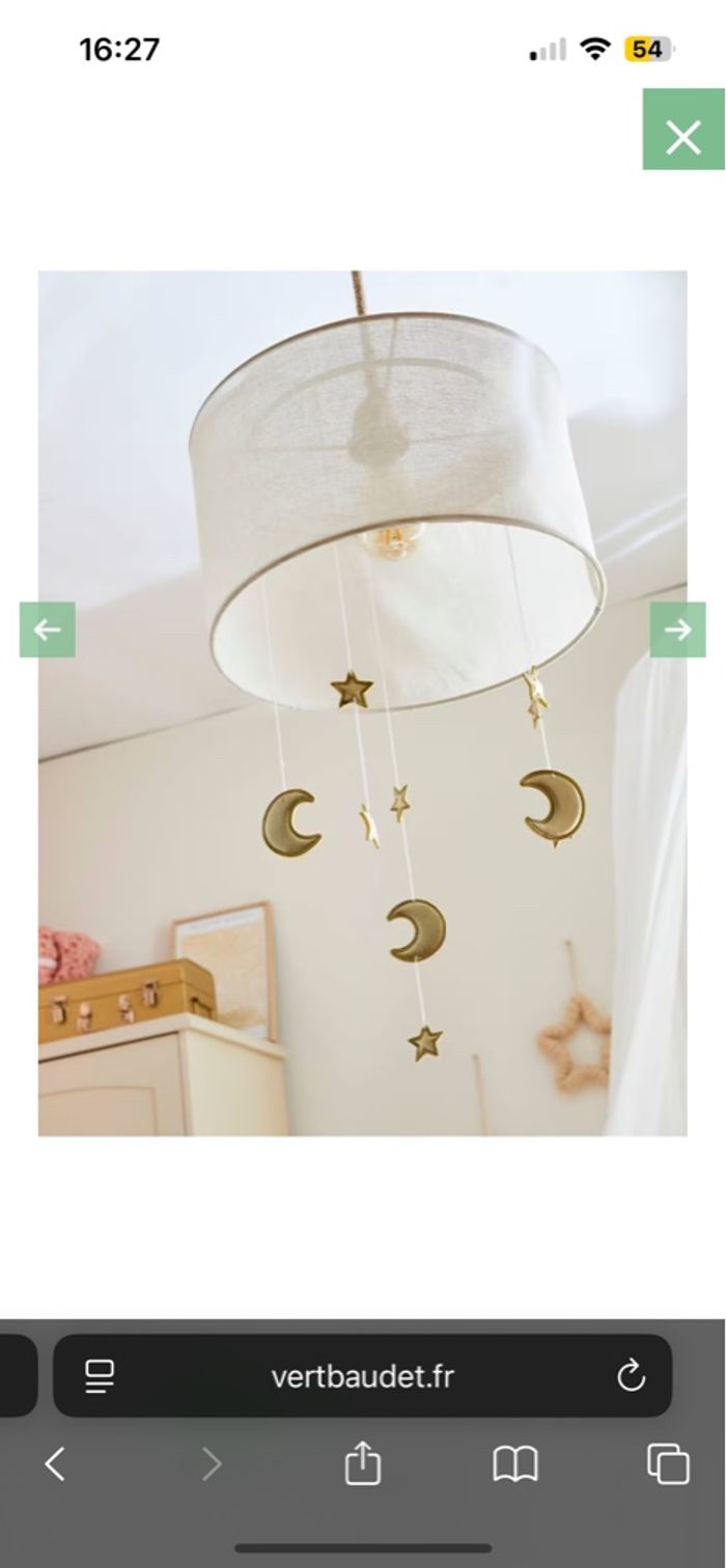 Abat-jour Lune/etoile - photo numéro 3