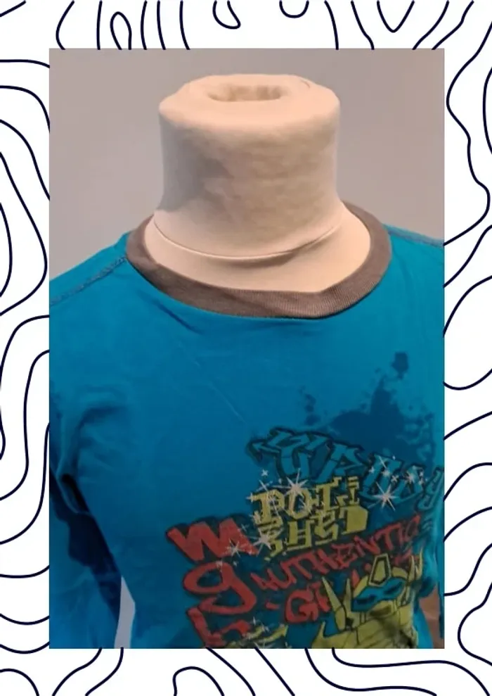 Tshirt manche longue 5 ans - photo numéro 4