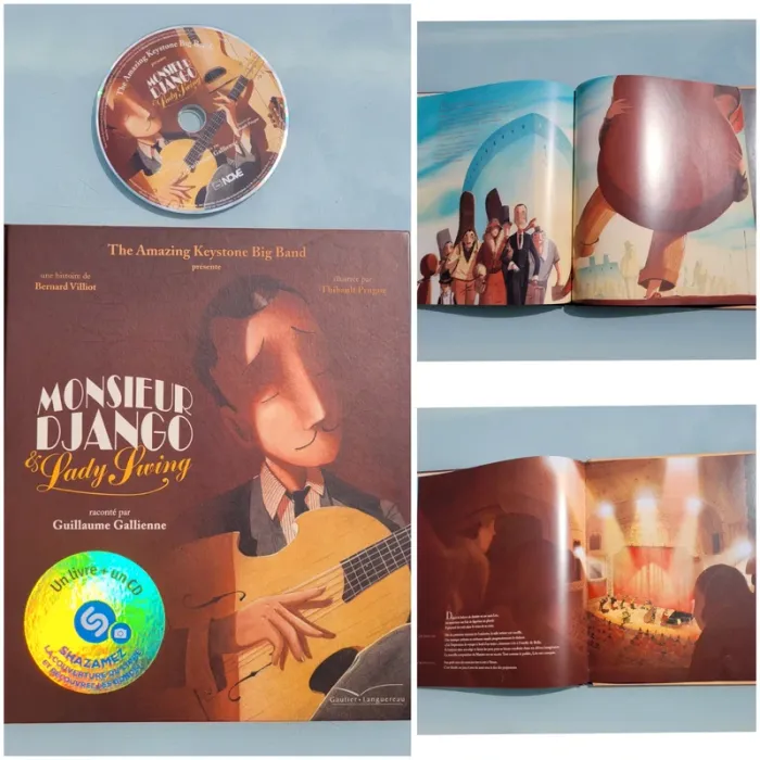 Livre avec CD 🎷 Monsieur Django et Lady Swing🎶