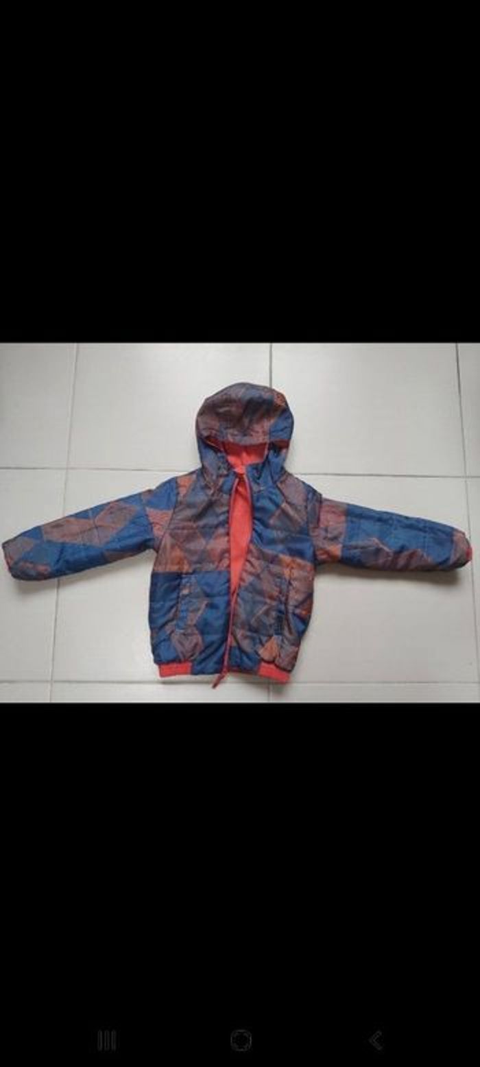 Manteau mi saison Reversible 4 ans - photo numéro 3